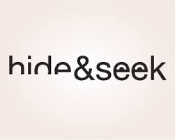 Hide Seek Typographic Logo Typography Logo Word