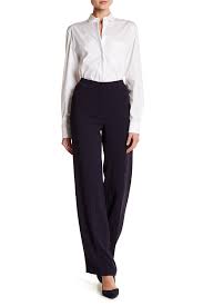 Wide Leg Crepe Trousers