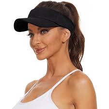 Double Wing Sun Visor Hats for Women Men Adjustable Sports Sun Hats Golf  Cap Black at Amazon Women's Clothing store