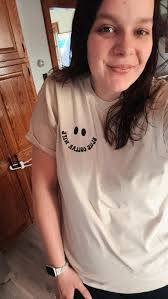 I wasn't sure what to wear today, so I stole one of these graphics lol!! Go  grab one, treat yourself 😉 #spoiledbluecollarwife  https://thebrasscowboy.com/products/spoiled-blue-collar-wife