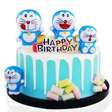 Gambar kue keren ulang tahun tema doraemon kumpulan 16 04 2020 lucu kan bun tinggal memberikan sebagian aksesori pelengkap saja 0888 242 7878 jual kue ulang tahun karakter doraemon sumber : Mainan Tokoh Aksi Doraemon Anime Jepang Dekorasi Kue Ulang Tahun Mobil Kit Model Garasi Doraemon 4 Buah Set Lazada Indonesia