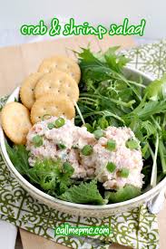 Any recipe for shrimp salad is likely to include a bit of crunch, a bit of acidity and a dressing that is typically creamy. Crabmeat And Shrimp Salad Recipe Call Me Pmc