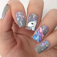 Todos sabemos cuanto le gusta a los. Llena Tus Unas De Magia Con Estos Hermosos Disenos Inspirados En Los Unicornios Teen