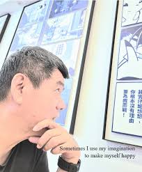 A Moment, A Meeting, A Reminder” A stranger, a shared story, and the  imagination that bridges us all.  --------------------------------------------------------------------------------  Sometimes I Use My Imagination to Make Myself Happy We live in a