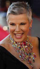 A soft cut with full bangs can take years off your appearance and provide a toned down, homely look. Pin On Gray Hairstyles