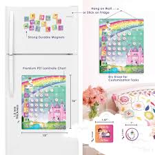 Unicorn Chart To Success Magnetic Dry Erase Daily Routine
