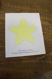 Sample Craft For 2s Week 5 Sparkly Star Crafts For 2 Year Olds Christmas Sunday School Christmas Star Crafts