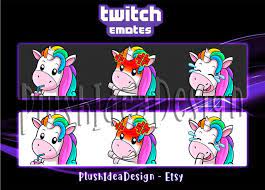 Cute Rainbow Unicorn Angry Sip Laugh Lul Lol 3 Twitch Etsy Cute Rainbow Unicorn Rainbow Unicorn Twitch