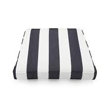 Explore outdoor seat cushions in different shapes & sizes for all types of furniture like chairs, loveseat, chaise lounge, sofa, or even a bench. Regatta Striped Outdoor Chair Cushion Reviews Crate And Barrel Canada