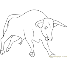 More than 600 free online coloring pages for kids: Gray Zebu Bull Coloring Page For Kids Free Bull Printable Coloring Pages Online For Kids Coloringpages101 Com Coloring Pages For Kids