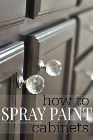 You can either choose between spray cans or paint sprayer. Can You Spray Paint Cabinets First Home Love Life