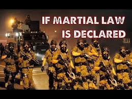 Martial law is the imposition of military rule by military authorities over designated regions on an emergency basis—(usually) only temporary—when the civilian government or civilian authorities fail to function effectively (e.g., maintain order and security, and provide essential services). President Trump To Impose Martial Law In The United States