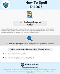How To Spell Dildo And How To Misspell It Too Spellcheck Net