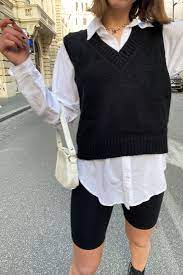 Check spelling or type a new query. V Neck Knitted Vest In 2021 Knit Vest Outfit Vest Outfits For Women Vest Outfits Aesthetic