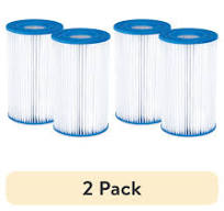 Bluescape Type A/C Pool Filter Cartridge 2-Pack, White, Adults