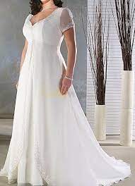 Goldwo Com Plus Size Wedding Dresses With Sleeves Casual Wedding Dress Plus Size Wedding Gowns
