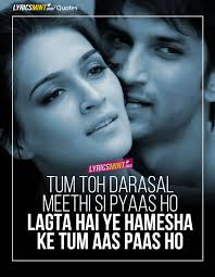 Darasal Lyrics Raabta Bollywood Quotes Song Lyric Quotes Music Quotes Lyrics Nonton movie raabta (2017) streaming film layarkaca21 lk21 dunia21 bioskop keren cinema indo xx1 box office subtitle indonesia gratis online klik tombol di bawah ini untuk pergi ke halaman website download film raabta (2017).