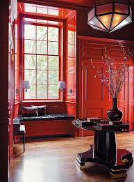 The Color Red A Misconception And How To Work With It Red Interior Design Interior Design Inspiration Lacquered Walls