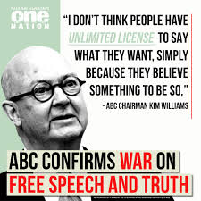 🎙️ The ABC (Australian Broadcasting Communism) is at it again, pushing  their anti-free speech agenda