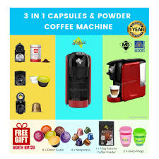 Maybe you would like to learn more about one of these? Dchoiz 3 In 1 Powder Capsules Coffee Machine Compact And Compatible With Nespresso Dolce Gusto Coffee Powder Shopee Malaysia