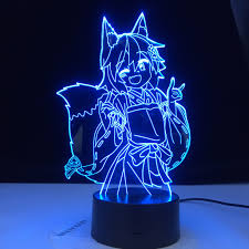 Search for info about recessed lighting. Senko San The Helpful Fox Figure 3d Lamp Nightlight Colors Changing Usb Battery Night Light For Girls Bedroom Decor Light Led Night Lights Aliexpress