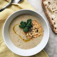 Roasted Jerusalem Artichoke Soup The Healthy Hunter Jerusalem Artichoke Soup Artichoke Recipes Artichoke Soup