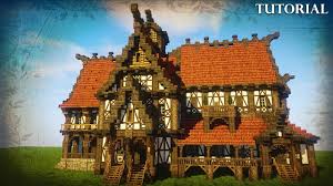 Modern minecraft houses minecraft castle minecraft medieval minecraft houses blueprints minecraft plans minecraft tutorial minecraft architecture minecraft. Minecraft Medieval Tavern Inn Tutorial Youtube