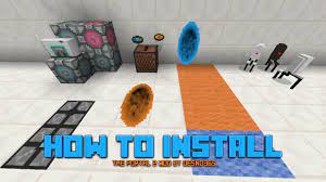 The mod does not, however, include. How To Install The Portal 2 Mod For Minecraft Pe Youtube