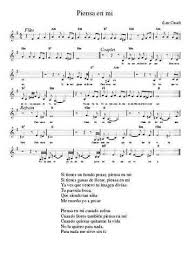 Piensa En Mi Partition Gratuite Partitions Gratuites Partitions De Chansons Partitions De Piano