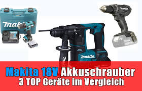 Akkuschrauber baulaser baustellenradios fräsmaschinen schleifmaschinen stichsägen alle kategorien. Makita Akkuschrauber 18v Top Gerate Im Vergleich Hobby Werkzeug De