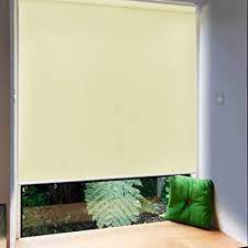 Ouhigher Vertical Awning Outdoor Privacy Blind Reflective Thermal Function Balcony Roller Blind For Windows And Doors, Beige - Outdoor Awning Blinds
