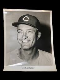 1950s Frank McCormick Cincinnati Red REDLEGS Team Issue Press Stamped 8x10  Photo