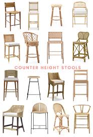 Natural wicker & rattan chair. Rattan Counter Height Stools Ashley Brooke Designs