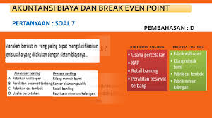 Buatlah akuntansi biaya gaji dan upah atas dasar data tersebut! Contoh Soal Akuntansi Biaya Dan Break Even Point Part 1 Youtube