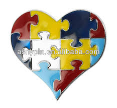 Maybe you would like to learn more about one of these? Autism Awareness Heart Puzzle Pin Advertising Collectibles