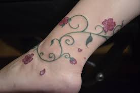 Pin By Becky Rose On Tattoo In 2021 Vine Tattoos Rose Vine Tattoos Vine Foot Tattoos