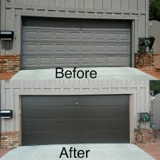 Beautiful Before After Of A Unique Flush Panel Garage Door Installed In Del Mar Ca Www Rsgaragedoorserv Garage Doors Garage Door Installation Garage Design