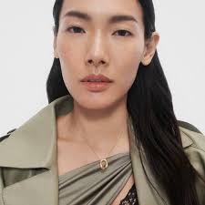 PDPAOLA Collier En Argent Plaqué Or