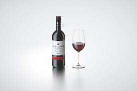 3d Model Of The Bordeaux Wine Standard Bottle 1000ml With Screw Cap And Glass Of Wine Bottle Bordeaux Wine Wine