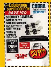 Harbor Freight Coupon For 8 Channel Surveillance Dvr W 4 Hd Cameras Harbor Freight In 2020 Harbor Freight Coupon Hd Camera Coupons