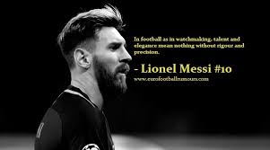 Messi is an alien, that dedicates himself to playing with humans. Lionel Messi Quotes In Spanish