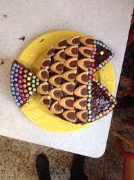 Gateau Marbre A L Italienne En Forme De Poissons Anniversaire Titi Gateau Marbre Anniversaire