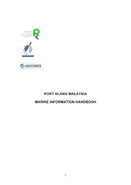 Box 207, 42000, port klang, selangor. Port Klang Malaysia Marine Information Handbook