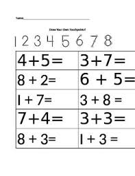 Draw The Touchpoints Touch Math Student Learning Special Education Activities