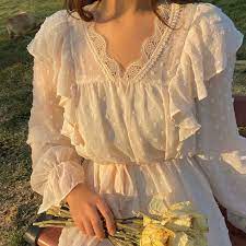 The Cottagecore On Instagram Morning Girls Cottagecore Cottagecoreaesthetic Cottageco Fashion Fairytale Dress Aesthetic Fashion