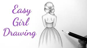 See more ideas about tattoos, body art tattoos, tattoo designs. How To Draw A Girl Easy Back Side View For Beginners Girl Drawing Easy Step By Step Tutorial Youtube