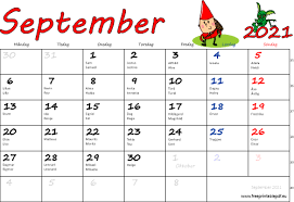 Kalender 2021 auch zum ausdrucken auf a4. Almanacka September 2021 Skriva Ut Gratis Utskrivbara Pdf