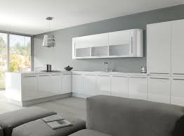 Zurfiz White High Gloss Acrylic Kitchen Doors Interior Design Kitchen Contemporary Kitchen Interior Design Modern White Gloss Kitchen