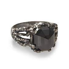Black Diamond Ring Engagement Ring Carats Vintage Engagement Rings Diamond Engagement Rings
