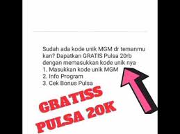 Pengen dapat pulsa gratis rp 25.000 ? Cara Mendapatkan Pulsa Gratis Dengan Kode Unik Mgm Indosat Youtube